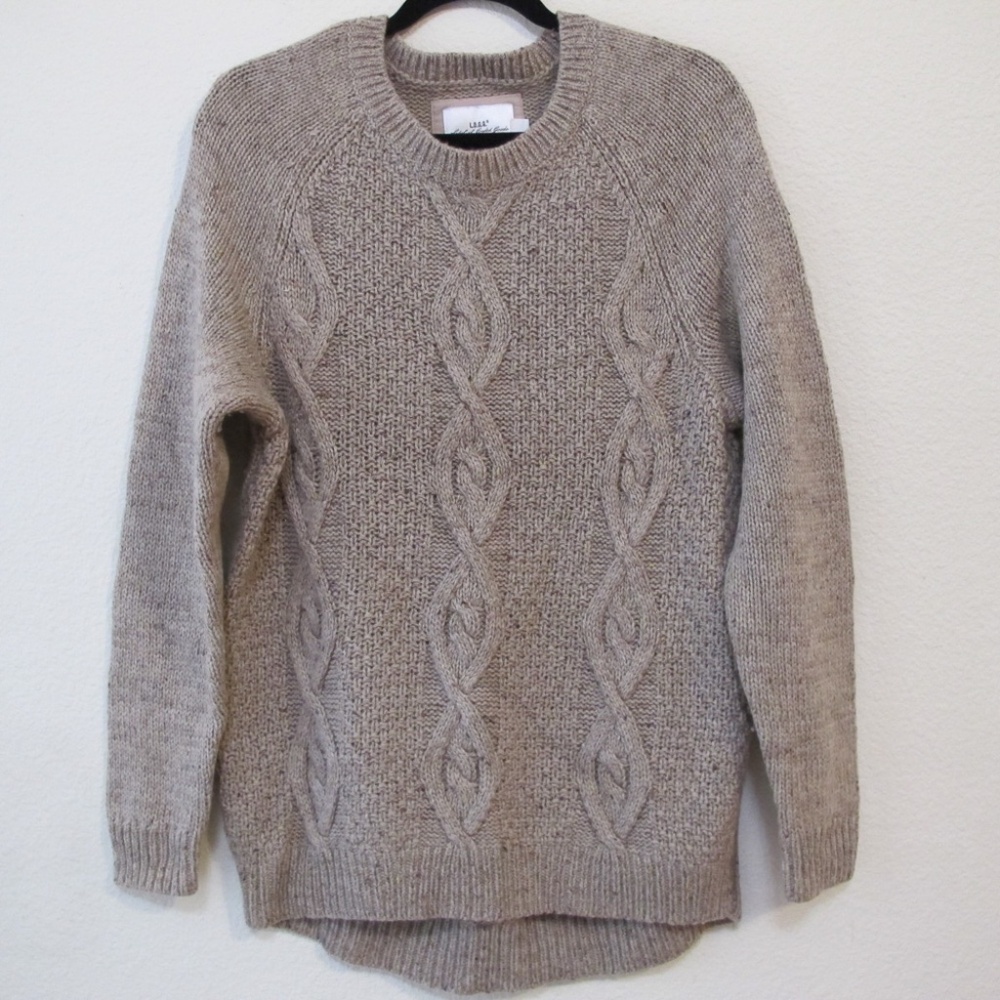 H&M LOGG Cable Knit Sweater NWOT